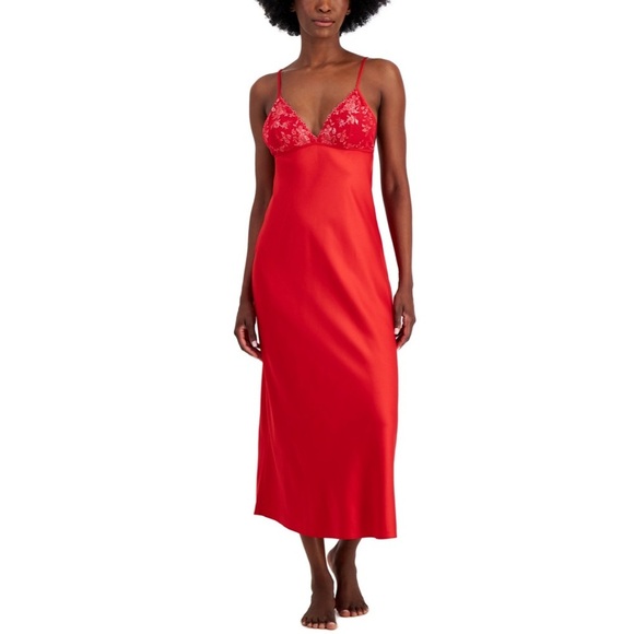 INC International Concepts Other - I.N.C. International Conceptos Women's Sparkle Cup Nightgown/infrared si…